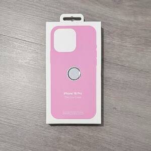 Apple iPhone 16 Pro Silicone Case MagSafe Peony Pink Open Box OEM